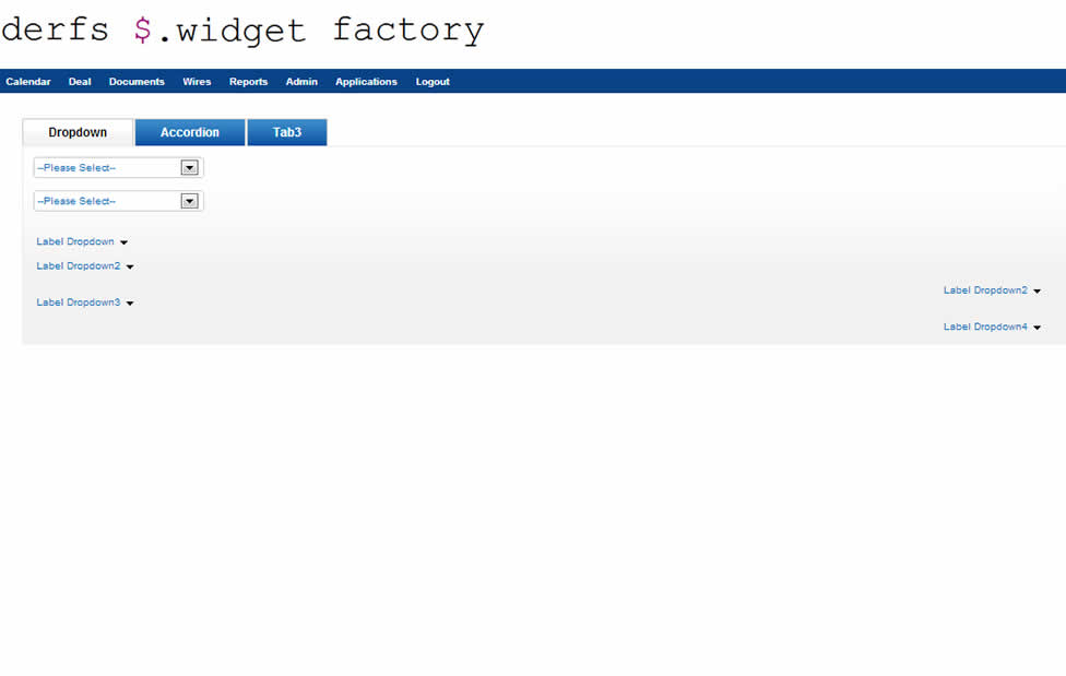 Derfs $.widget factory