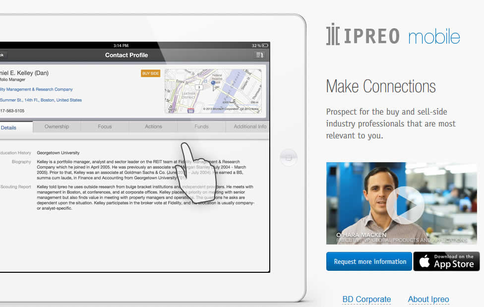 Ipreo mobile demo